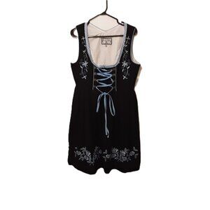 Vintage 90s Tyrolean Dirndl Dress – Oktoberfest Bavarian Folk Costume